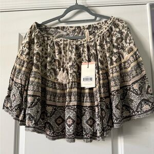 Spell Journey Mini Skirt in Ash